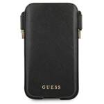 GUESS TOREBKA GUHCP12MSAPSBK 6,1" CZARNY/BLACK SAFFIANO