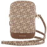 GUESS TOREBKA GUWBZPGCSPGW BRĄZOWY/BROWN ZIP GCUBE BOTTOM STRIPE