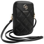 GUESS TOREBKA GUWBZPSQSSGK CZARNY/BLACK ZIP QUILTED 4G