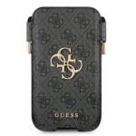 GUESS TOREBKA NA TELEFON GUHCP12M4GPSGR 6,1" SZARY/GREY 4G METAL LOGO