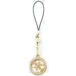 GUESS ZAWIESZKA GUCPM4DRD PHONE STRAP 4G RHINESTONE CHARM