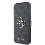 Guess GUBKP16M4GMGGR iPhone 16 Plus 6.7" czarny/black book 4G Metal Logo