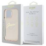 Guess GUHCP16LHCHGSPP iPhone 16 Pro 6.3" różowy/pink hardcase IML Heart