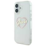 Guess GUHCP16MHCHGSPT iPhone 16 plus 6.7" przeźroczysty/transparent hardcase IML Heart