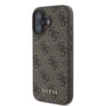 Guess GUHCP16SG4GFBR iPhone 16 brązowy/brown HC PU 4G Classic