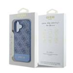 Guess GUHCP16SG4GLBL iPhone 16 6.1" niebieski/blue hardcase 4G Bottom Stripe