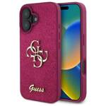 Guess GUHCP16SHG4SGU iPhone 16 6.1"       fioletowy/lpurple hardcase Fixed Glitter Big 4G