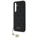 Guess GUHCS24FEGF4GGR S24 FE S721         szary/grey hardcase 4G Charms Collection