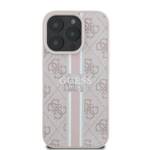 Guess GUHMP16LP4RPSP iPhone 16 Pro różowy/pink MagSafe 4G Printed Stripes