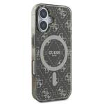 Guess GUHMP16MH4DTEW iPhone 16 Plus 6.7" brązowy/brown hardcase IML 4G Background MagSafe