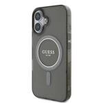 Guess GUHMP16MHFGEREK iPhone 16 Plus      6.7" czarny/black hardcase IML Glitter Circle MagSafe