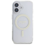 Guess GUHMP16MHFGERET iPhone 16 Plus      6.7" przeźroczysty/transparent hardcase IML Glitter Circle MagSafe