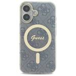 Guess GUHMP16SH4STB iPhone 16 6.1" niebieski/blue hardcase IML 4G MagSafe