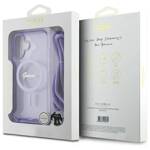 Guess GUHMP16SHCTSGNSU iPhone 16 6.1"     fioletowy/purple hardcase Crossbody Cord Script MagSafe