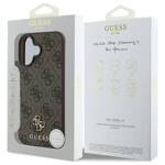 Guess GUHMP16SP4SM4MW iPhone 16 6.1"      brązowy/brown hardcase 4G Small Classic MagSafe