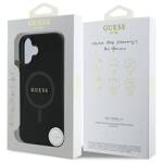 Guess GUHMP16SPSAHMCK iPhone 16 6.1"      czarny/black hardcase Saffiano Classic Logo MagSafe