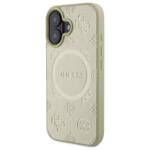 Guess GUHMP16SPSAPSMED iPhone 16 6,1" złoty/gold HC MagSafe Safiano Peony Classic Logo