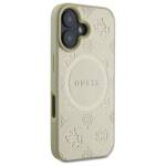 Guess GUHMP16SPSAPSMED iPhone 16 6,1" złoty/gold HC MagSafe Safiano Peony Classic Logo