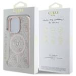 Guess GUHMP16XG4GFRP iPhone 16 Pro Max 6,9" różowy/pink MagSafe PU 4G Ring Classic Logo