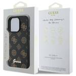 Guess GUHMP16XPGPYSK iPhone 16 Pro Max czarny/black HC MagSafe PU Peony Script