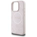 Guess GUHMP16XPSAPSMEP iPhone 16 Pro Max 6,9" różowy/pink HC MagSafe Safiano Peony Classic Logo