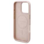 Guess GUHMP16XU4GPRP iPhone 16 Pro Max 6.9" różowy/pink hardcase 4G Logo Plate MagSafe