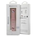 Hello Kitty Pasek Uniwersalny HKUWLSCHBLP Silicone Kitty Head różowy/pink strap 22mm