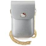 Hello Kitty Torebka HKOWBPGHDLMS srebrny/silver Leather Metal Logo Chain