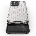 Honeycomb etui iPhone 14 Pro pancerny hybrydowy pokrowiec przezroczyste