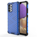 Honeycomb etui pancerny pokrowiec z żelową ramką Samsung Galaxy A13 5G niebieski