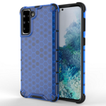 Honeycomb etui pancerny pokrowiec z żelową ramką Samsung Galaxy S22+ (S22 Plus) niebieski