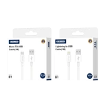 JELLICO kabel B1 Micro USB 3.1A 1M Biały