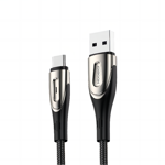 Joyroom Sharp Series kabel do szybkiego ładowania USB-A - USB-C 3A 3m czarny (S-M411)
