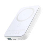 Joyroom power bank 10000mAh 20W Power Delivery Quick Charge magnetyczna ładowarka bezprzewodowa Qi 15W do iPhone kompatybilna z MagSafe biały (JR-W020 white)