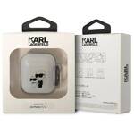 KARL LAGERFELD KLA2HNKCTGT AIRPODS 1/2 COVER TRANSPARENT GLITTER KARL&CHOUPETTE