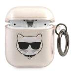 KARL LAGERFELD KLA2UCHGD AIRPODS 1/2 COVER ZŁOTY/GOLD GLITTER CHOUPETTE