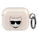 KARL LAGERFELD KLA3UCHGD AIRPODS 3 COVER ZŁOTY/GOLD GLITTER CHOUPETTE