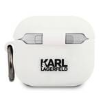 KARL LAGERFELD KLACA3SILCHWH AIRPODS 3 COVER BIAŁY/WHITE SILICONE CHOUPETTE