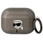 KARL LAGERFELD KLAPHNIKTCK AIRPODS PRO COVER CZARNY/BLACK KARL`S HEAD