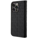 KARL LAGERFELD KLBKP14LSAKLHPK IPHONE 14 PRO 6.1" BOOKCASE CZARNY/BLACK SAFFIANO MONOGRAM