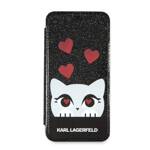 KARL LAGERFELD KLFLBKPXVDCBK IPHONE X/XS BLACK BOOK VALENTINE