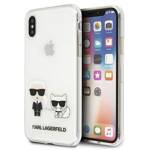 KARL LAGERFELD KLHCI65CKTR IPHONE XS MAX HARDCASE TRANSPARENT KARL & CHOUPETTE