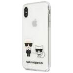 KARL LAGERFELD KLHCI65CKTR IPHONE XS MAX HARDCASE TRANSPARENT KARL & CHOUPETTE