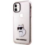 KARL LAGERFELD KLHCN61HNCHTCP IPHONE 11 / XR 6,1" RÓŻOWY/PINK HARDCASE IKONIK CHOUPETTE