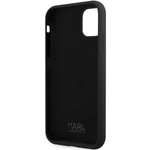 KARL LAGERFELD KLHCN61SKSVGK IPHONE 11 / XR  6.1" CZARNY/BLACK HARDCASE SILICONE SIGNATURE