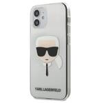 KARL LAGERFELD KLHCP12SKTR IPHONE 12 MINI 5,4" HARDCASE TRANSPARENT KARL`S HEAD