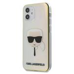 KARL LAGERFELD KLHCP12SPCKHML IPHONE 12 MINI 5,4" MULTICOLOR HARDCASE IRIDESCENT KARL`S HEAD