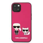 KARL LAGERFELD KLHCP13MPCUSKCP IPHONE 13 / 14 / 15 6,1" FUKSJA/FUCHSIA HARDCASE IKONIK KARL & CHOUPETTE