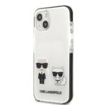 KARL LAGERFELD KLHCP13MTPEKCW IPHONE 13 / 14 / 15 6,1" HARDCASE BIAŁY/WHITE KARL&CHOUPETTE