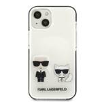 KARL LAGERFELD KLHCP13MTPEKCW IPHONE 13 / 14 / 15 6,1" HARDCASE BIAŁY/WHITE KARL&CHOUPETTE